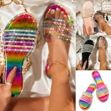 Glitter Sandals Bling Candy Color Flip Flop